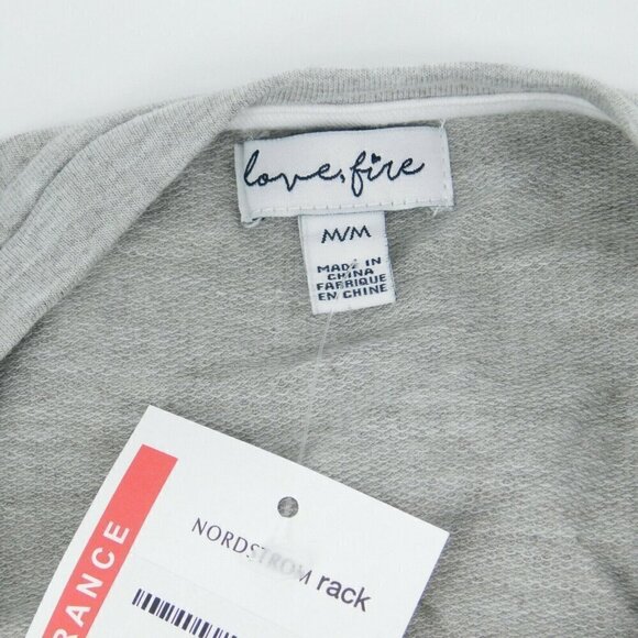 Girls T-shirt Dress Midi Short Sleeves Gray Grey Purple Crew Neck - Picture 4 of 5